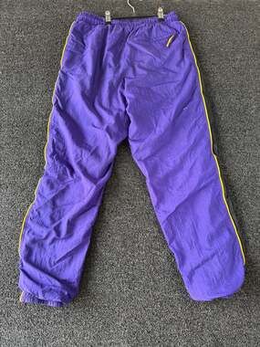 Nike LA Lakers NBA Spotlight Warm Up Pants Men's Medium Purple Yellow